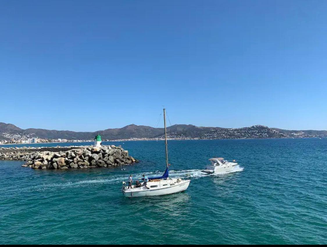 Acogedor Apartamento En Roses - 50M Playa - Wifi - Aire Acondicionado Kültér fotó
